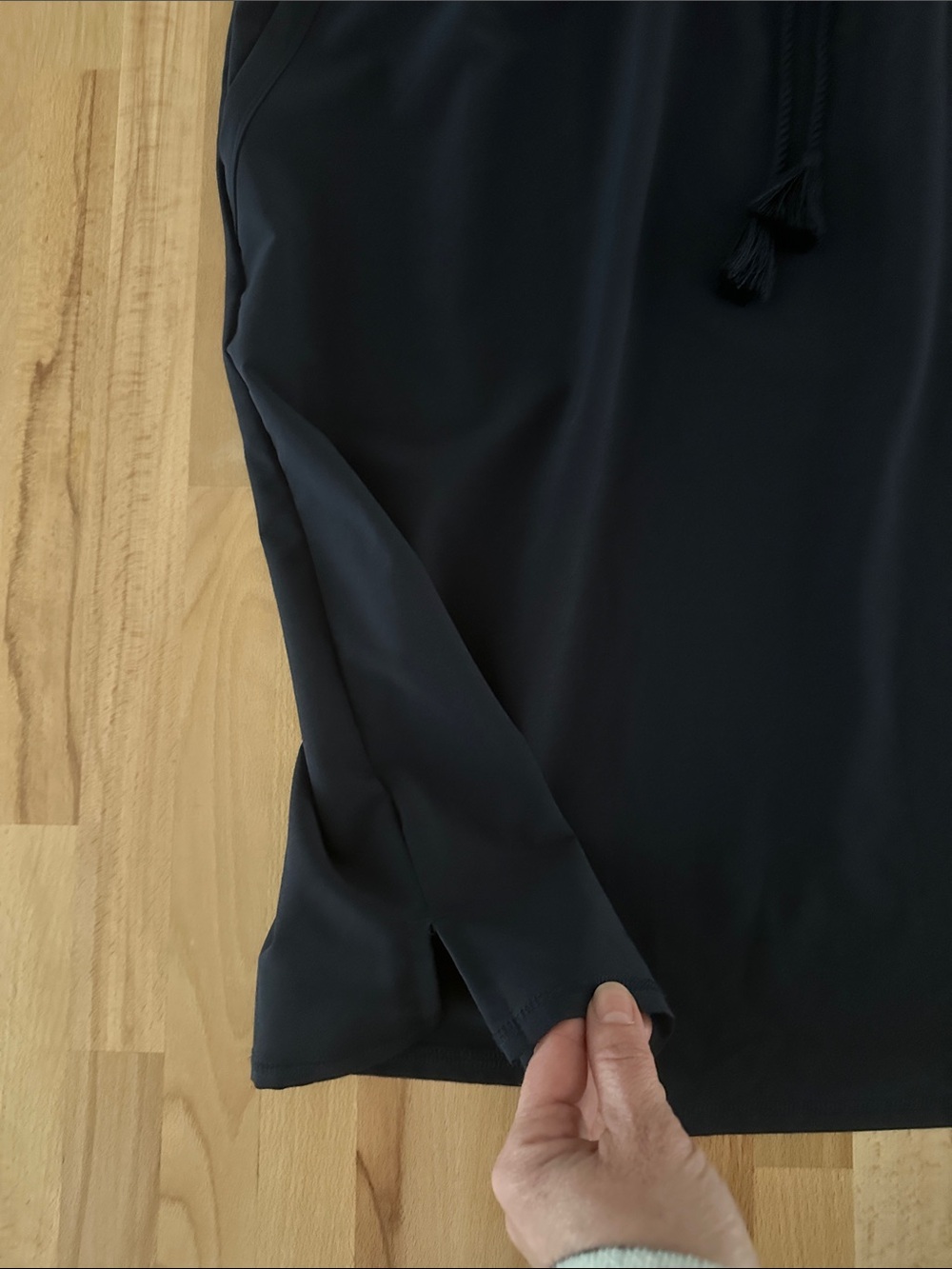Talbots Navy Sleeveless Midi Dress with Tie Waist - Picture 6 of 11